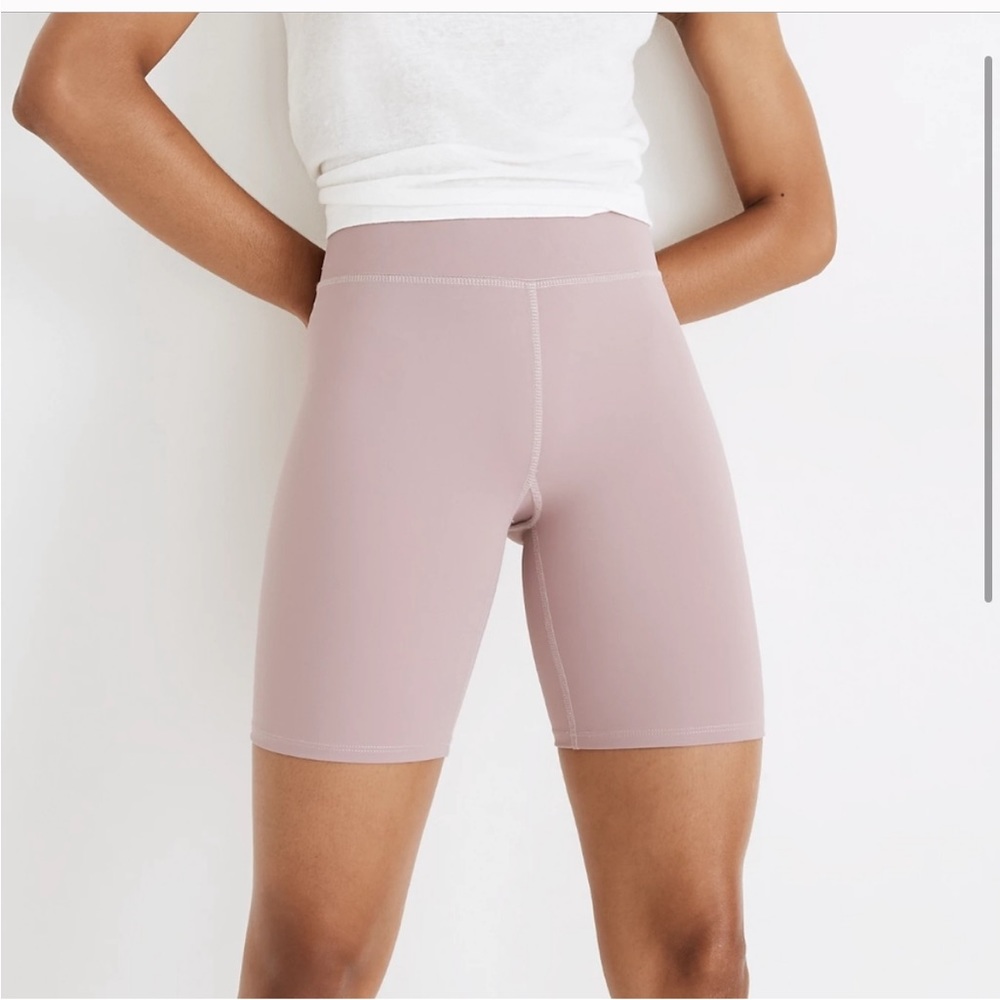NWOT MADEWELL Bike Shorts in Smoky Lilac. New Without Tags. Runs small.